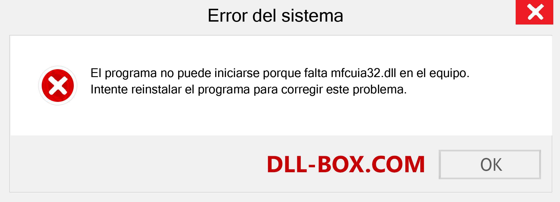 ¿Falta el archivo mfcuia32.dll ?. Descargar para Windows 7, 8, 10 - Corregir mfcuia32 dll Missing Error en Windows, fotos, imágenes