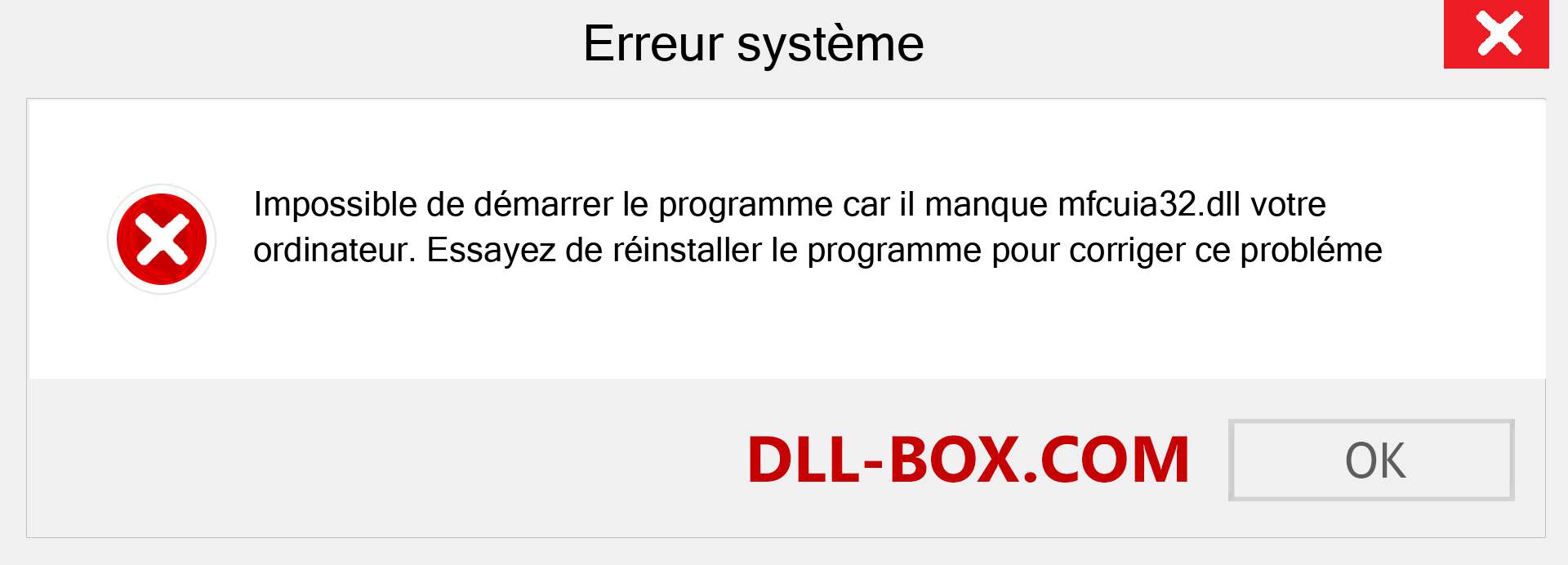 Le fichier mfcuia32.dll est manquant ?. Télécharger pour Windows 7, 8, 10 - Correction de l'erreur manquante mfcuia32 dll sur Windows, photos, images